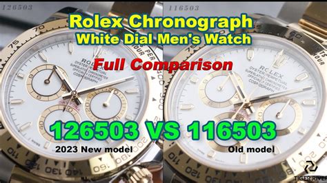 rolex daytona two tone review|rolex 116503 vs 126503.